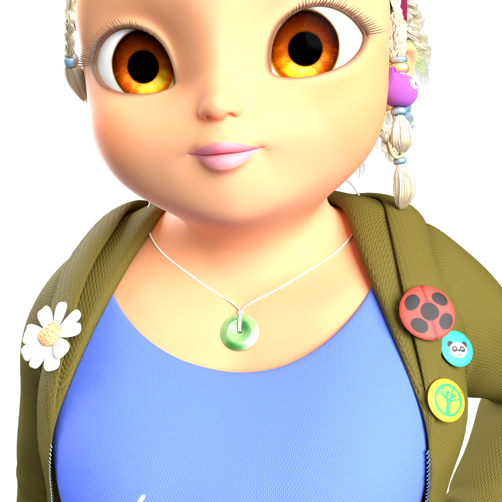 <tc>Miraculous de la Souris - Collier camouflage de Mylène</tc>