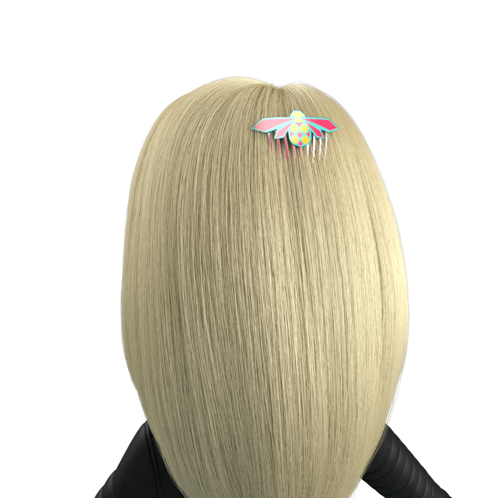 Miraculous Bee Zoé Camouflage Hair Comb