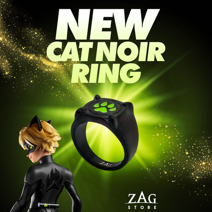 Miraculous Cat Noir Icon Ring “New”