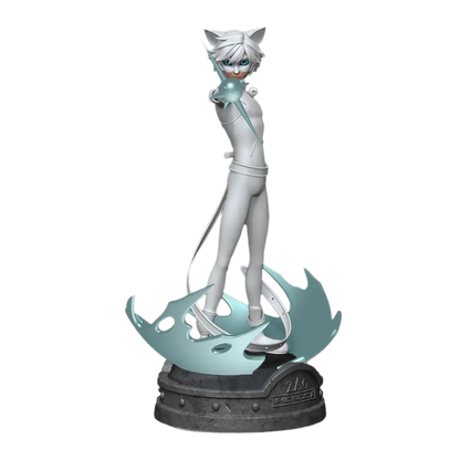 Cat Blanc Art Figure