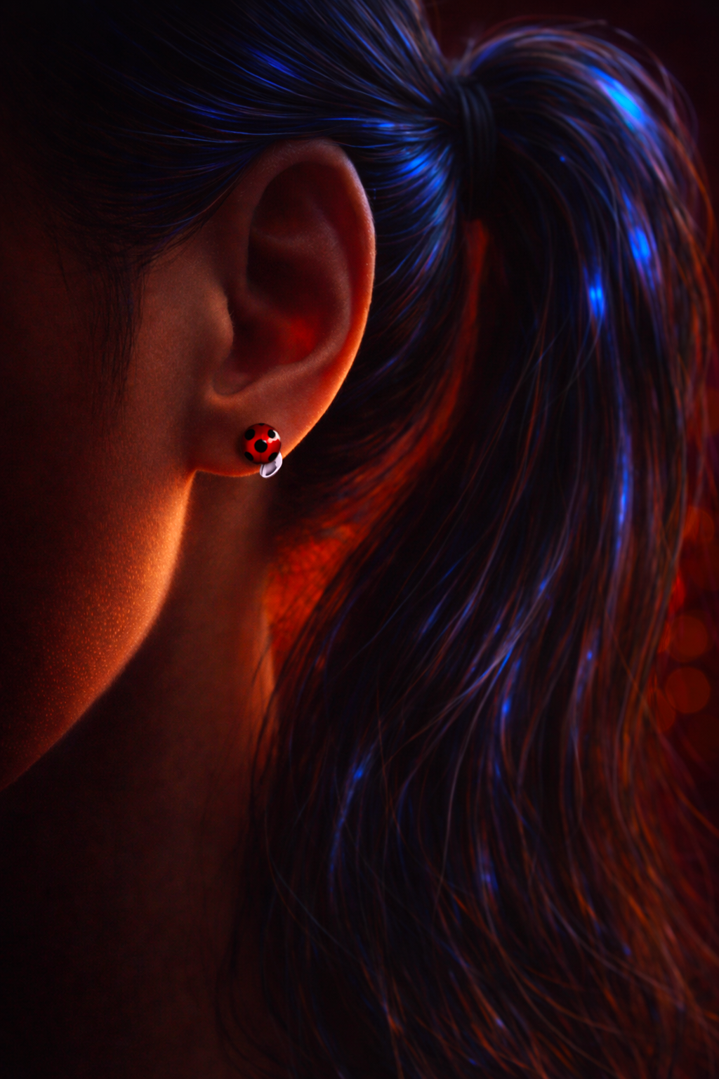 Boucles d'oreilles Miraculous Ladybug (clips)