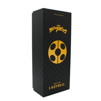 Sculpture en bronze de coccinelle