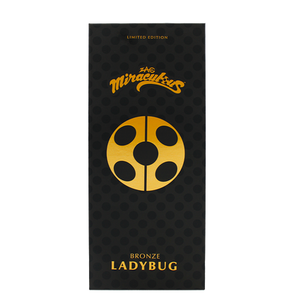 Sculpture en bronze de coccinelle