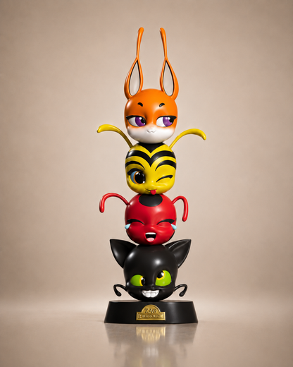Miraculous Kwamis Totem Sculpture
