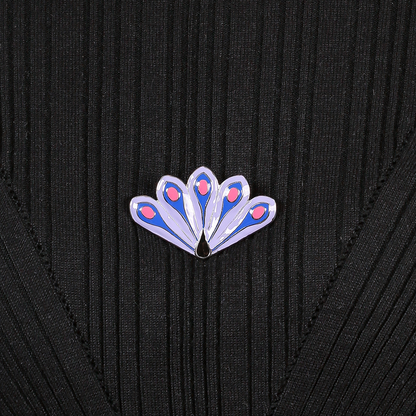 Miraculous Peacock Charged Brooch