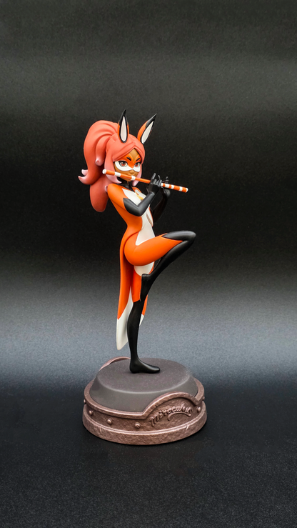 Rena Rouge – Figurine d'art en résine de qualité supérieure