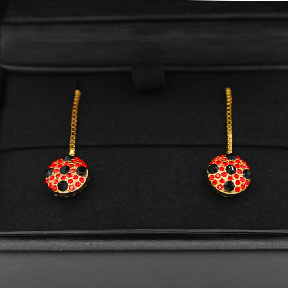 Miraculous ladybug 2025 earrings gold