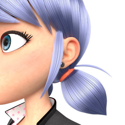 Boucles d'oreilles Miraculous Marinette (puces d'oreilles)