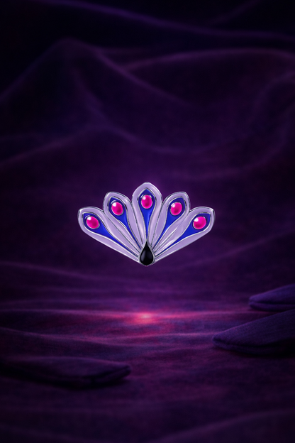 Miraculous Peacock Charged Brooch