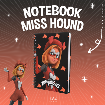 Super Heroes Notebook Miss Hound