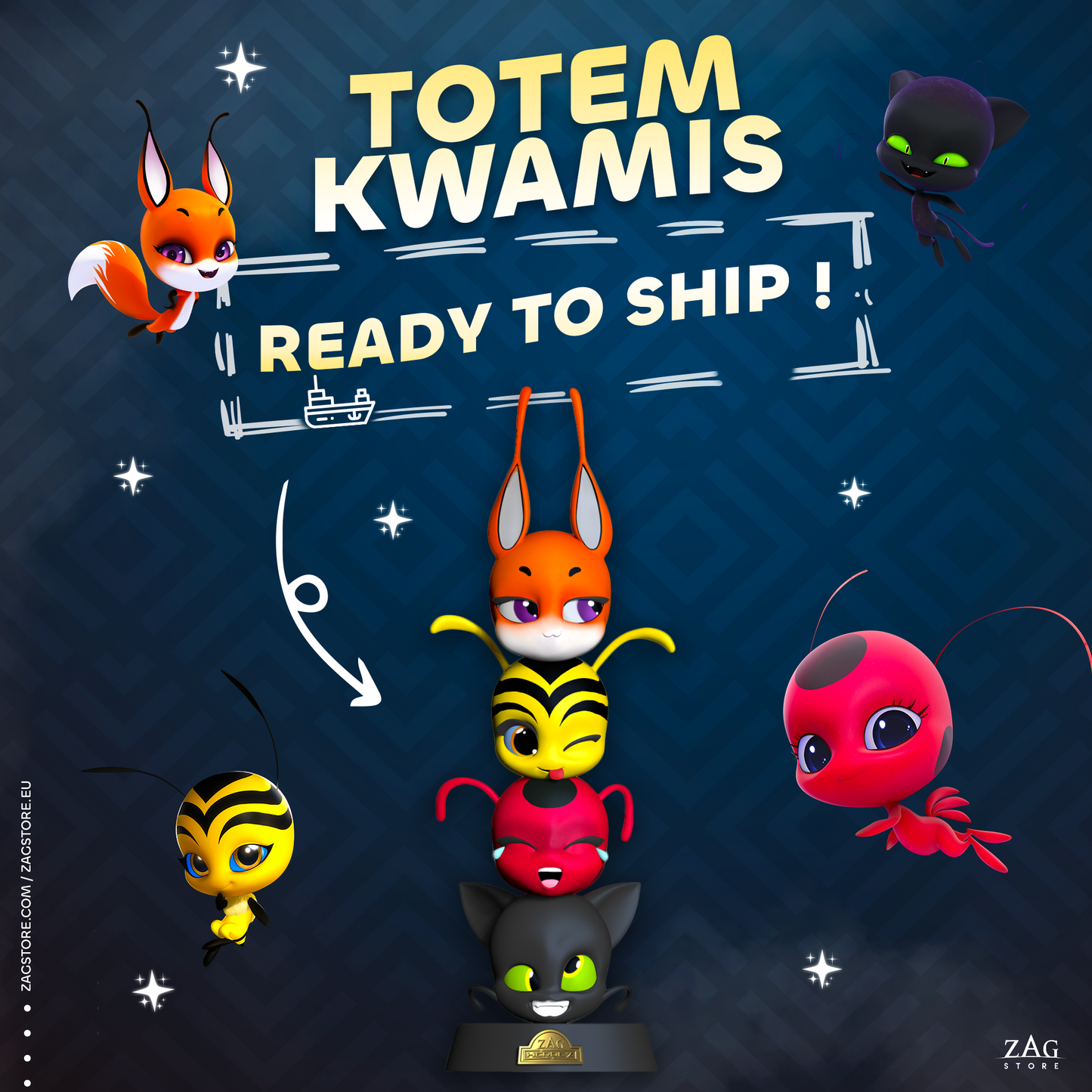 <tc>Miraculous Totem Kwamis</tc>