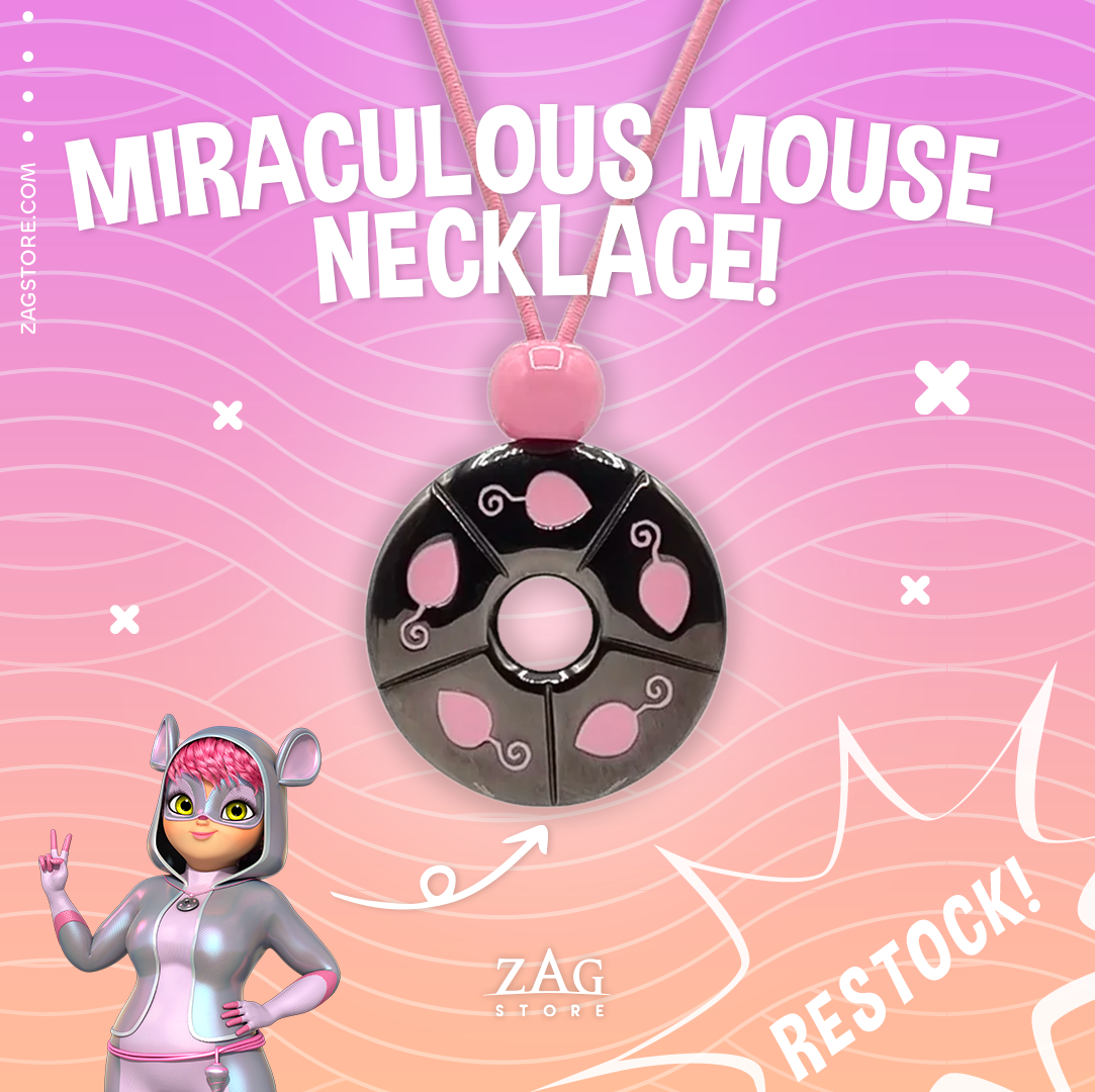 Miraculous Mouse Transformation Necklace Zag Store Europe miraculous-mouse-transformation-necklace-zag-store-europe
