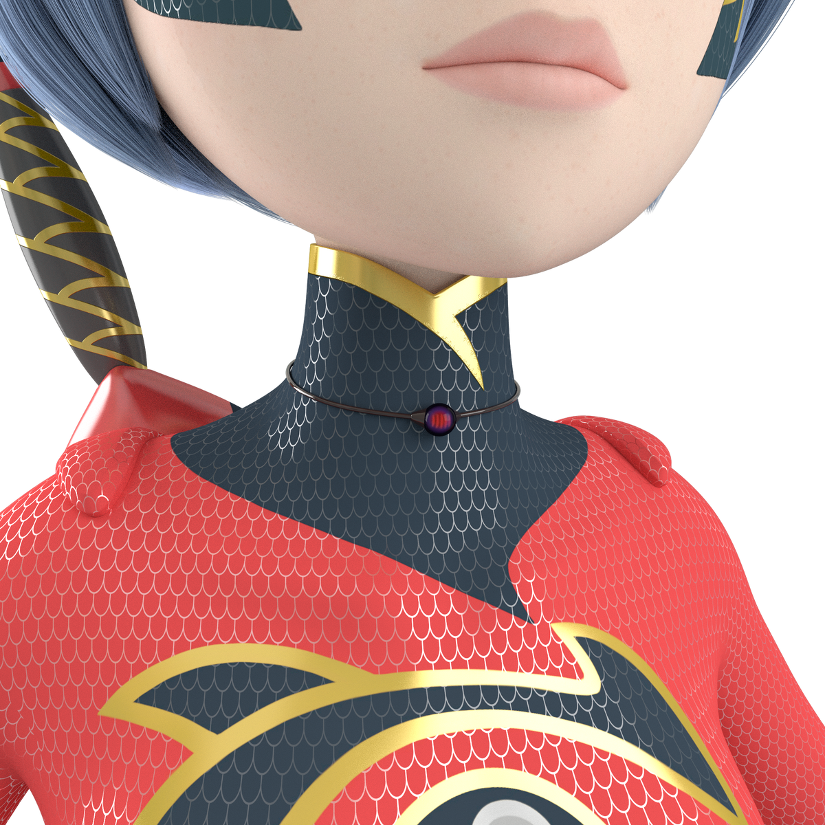 Miraculous Ladybug Ryuko Dragon Ketting - Officiële ZAG Store Koperen Hanger Miraculous Ladybug Ryuko Dragon Ketting - Officiële ZAG Store Koperen Hanger
