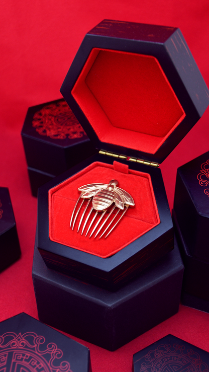 Miraculous Bee Marinette Camouflage Hair Comb