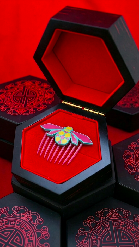 Miraculous Bee Zoé Camouflage Hair Comb