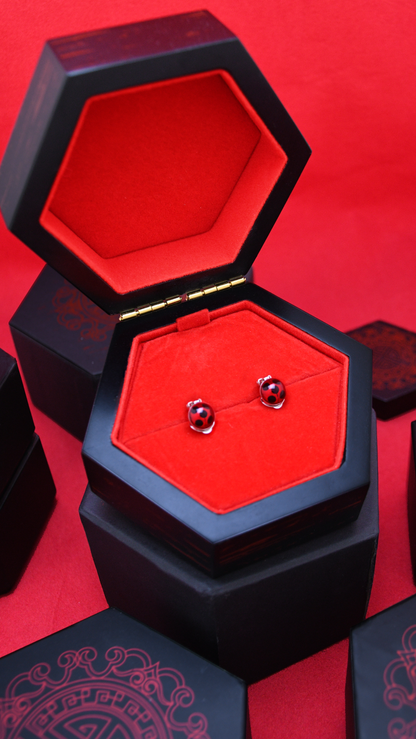 Boucles d'oreilles Miraculous Ladybug (à clip)