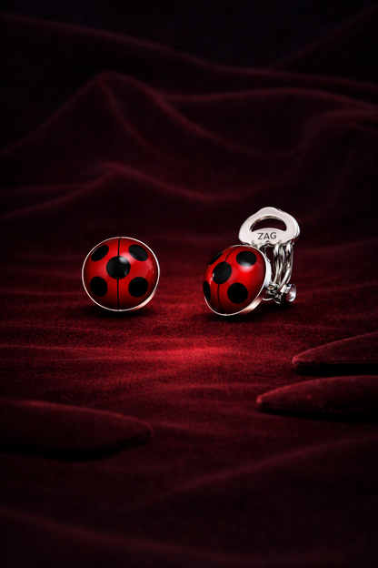 Boucles d'oreilles Miraculous Ladybug (clips)