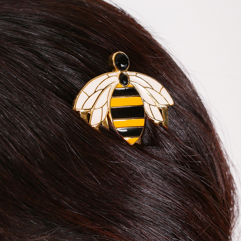 <tc>Miraculous de l'Abeille - Peigne de Queen Bee et Vesperia</tc>