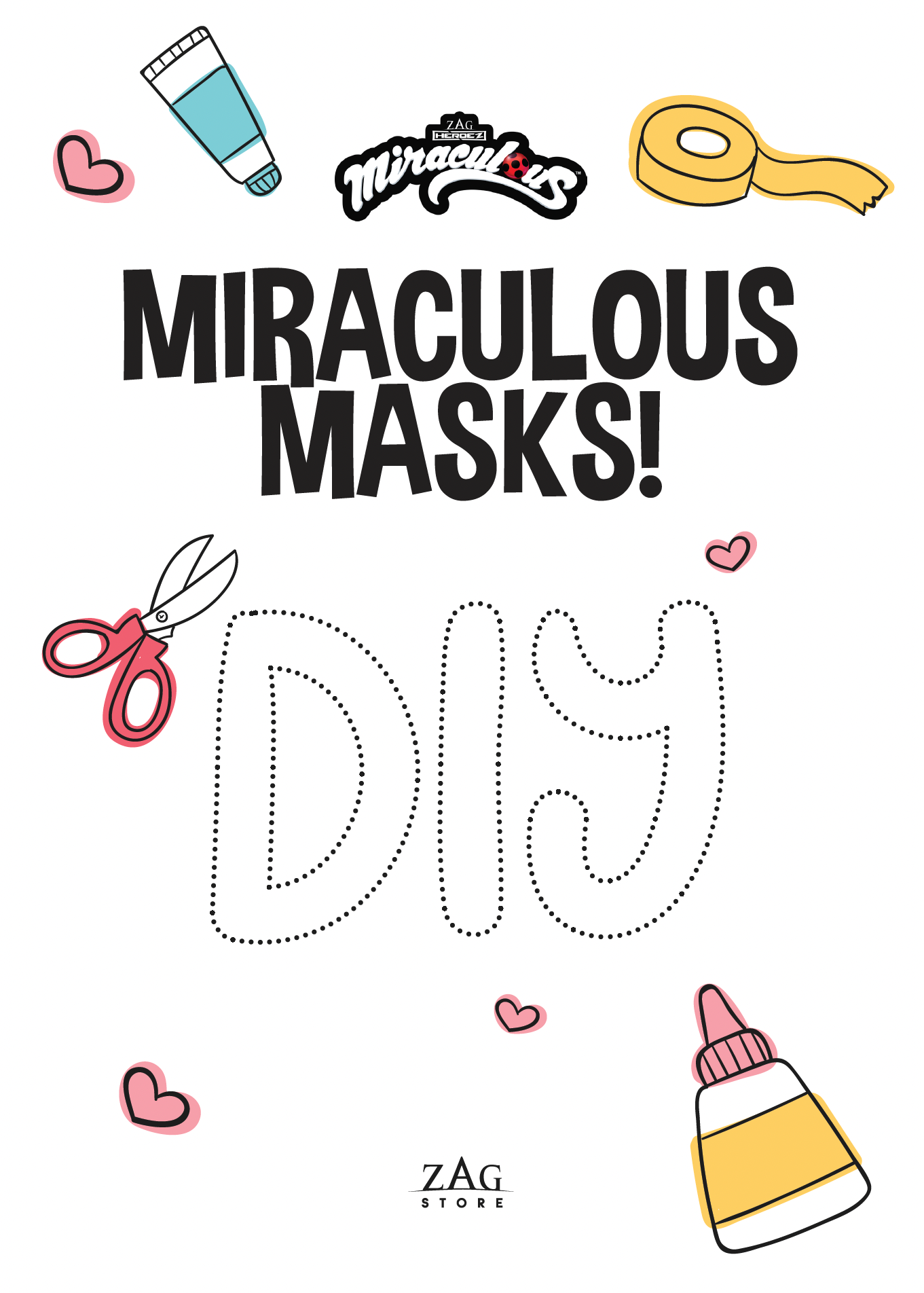 <tc>E-book Masques Miraculous </tc>