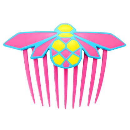 Miraculous Bee Zoé Camouflage Hair Comb